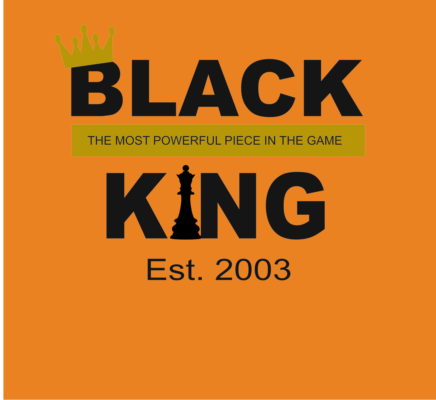 Black King Chess Shirt